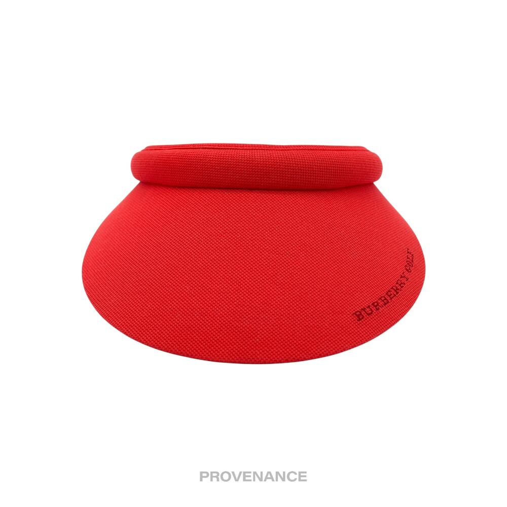 🔴 Burberry Golf Visor - Nova Check Red